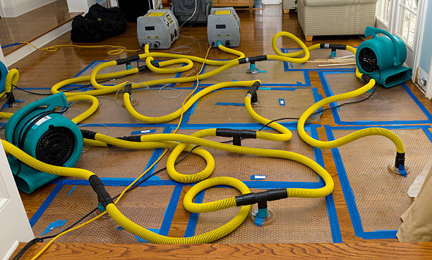 Professional Crawl Space Water Removal technician working in Post, TX